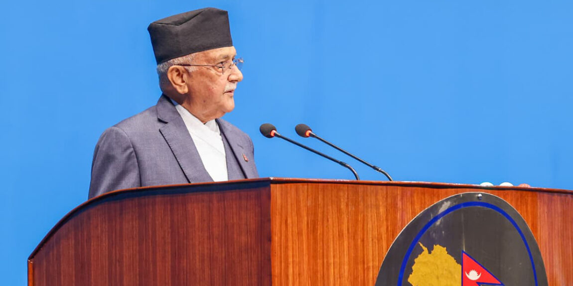 संसदलाई ‘कन्टेन्ट उत्पादन गर्ने थलो’ बनाउने दुष्प्रयास भइरहेको छ: प्रधानमन्त्री ओली